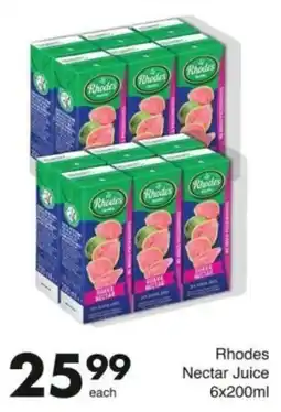 Save Rhodes Nectar Juice offer