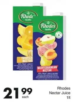 Save Rhodes Nectar Juice offer