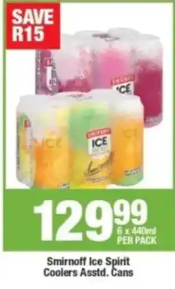 Agrimark Smirnoff Ice Spirit Coolers Assorted offer