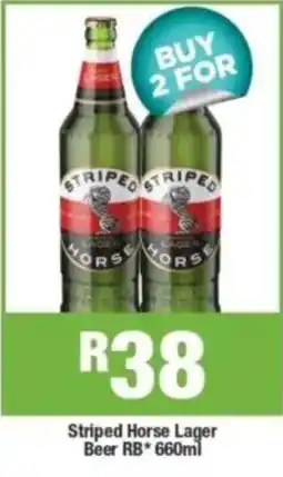 Agrimark Striped Horse Lager Beer offer