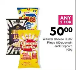 Save Willards Cheese Curls/Flings/Jumpin Jack Popcorn offer