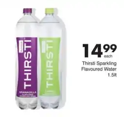 Save Thirsti Sparkling Flavoured Water offer