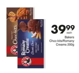 Save Bakers Choc-kits/Romany Creams offer