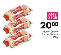 Save Nation Choice Paddel Biscuits offer