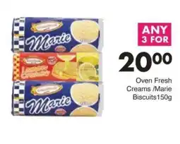 Save Oven Fresh Creams /Marie Biscuits offer