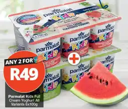 Checkers Parmalat Kids Full Cream Yoghurt offer