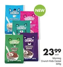 Save Morning Crunch Kids Cereal offer