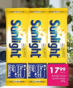 Save Sunlight Hand Laundry Soap offer