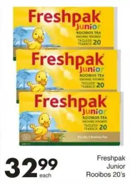 Save Freshpak Junior Rooibos 20's offer