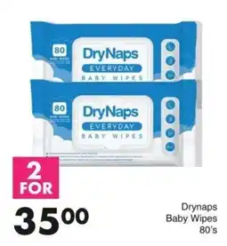 Save Drynaps Baby Wipes 80's offer