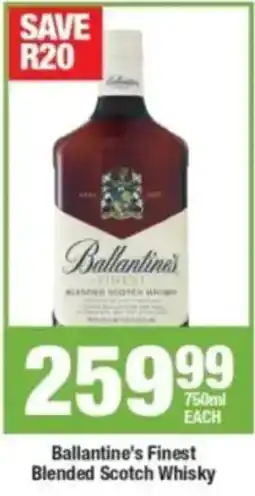 Agrimark Ballantine's Finest Blended Scotch Whisky offer