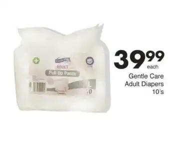 Save Gentle Care Adult Diapers Pull Up Pants offer
