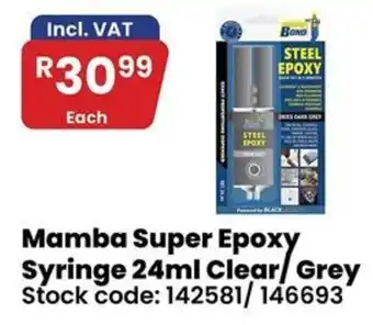 Africa Cash and Carry Mamba Super Epoxy Syringe offer