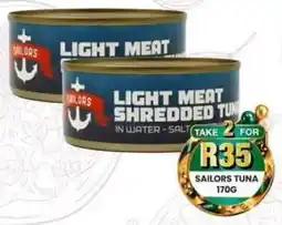 Take 'n Pay Sailors Light Meat Shredded Tuna offer