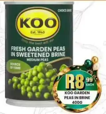 Take 'n Pay KOO Garden Peas in Brine offer