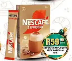 Take 'n Pay NESCAFE Cappuccino Sticks Original offer