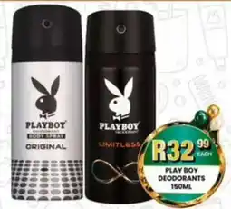 Take 'n Pay Playboy Deodorants offer