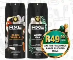 Take 'n Pay Axe fine fragrance range assorted offer