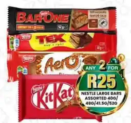 Take 'n Pay Nestle Large Bars Assorted offer