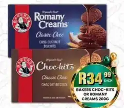 Take 'n Pay Bakers Choc-kits or Romany Creams offer