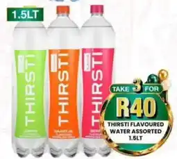 Take 'n Pay THIRSTI FLAVOURED WATER Assorted offer