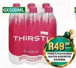 Take 'n Pay THIRSTI FLAVOURED WATER Assorted offer