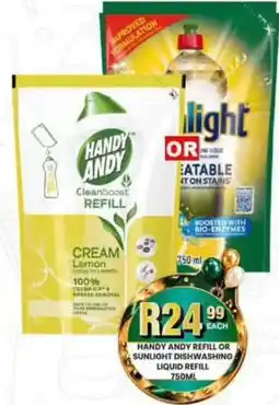 Take 'n Pay HANDY ANDY REFILL OR SUNLIGHT DISHWASHING LIQUID REFILL offer