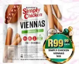 Take 'n Pay Simply Chicken Viennas offer