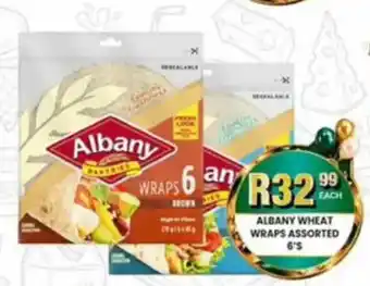 Take 'n Pay Albany Wheat Wraps Assorted offer