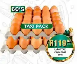 Take 'n Pay Large Taxi Pack Eggs 60's offer