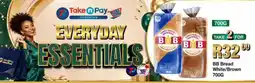 Take 'n Pay BB Bread White/Brown offer
