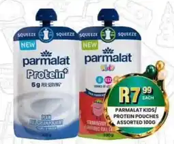 Take 'n Pay Parmalat Kids/Protein Pouches Assorted offer