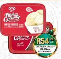 Take 'n Pay Ola rich n creamy ice cream assorted offer