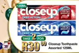 Take 'n Pay Closeup Toothpaste Assorted offer