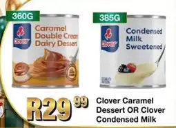 Take 'n Pay Clover Caramel Dessert OR Clover Condensed Milk offer