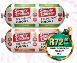 Take 'n Pay Rainbow Simply Chicken Polony offer