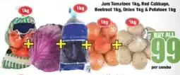 Boxer Jam Tomatoes, Red Cabbage, Beetroot, Onion & Potatoes offer