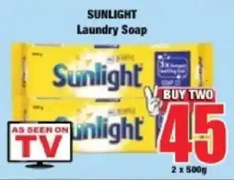 Boxer Sunlight Laundry Soap offer