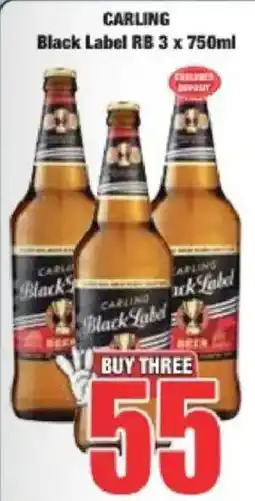 Boxer Carling Black Label offer
