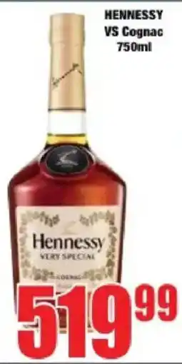 Boxer Hennessy VS Cognac offer