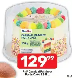 Pick n Pay PnP Carnival Rainbow Party Cake offer