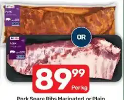Pick n Pay Pork Spare Ribs Marinated or Plain offer