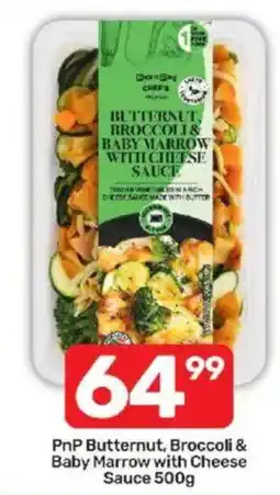 Pick n Pay PnP Butternut, Broccoli & Baby Marrow with Cheese Sauce offer