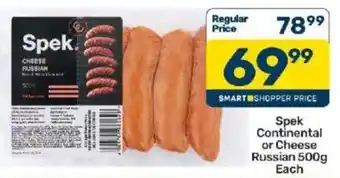Pick n Pay Spek Cheese Russian offer