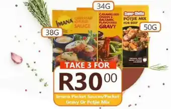 Imana Packet Sauces/Gravy Or Potjie Mix