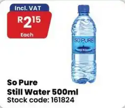 Africa Cash and Carry So Pure Still Water offer