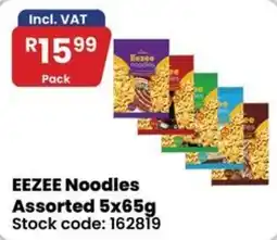 Africa Cash and Carry EEZEE Noodles Assorted offer