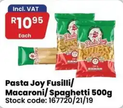Africa Cash and Carry Pasta Joy Fusilli/Macaroni/Spaghetti offer
