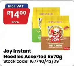 Africa Cash and Carry Joy Instant Noodles Assorted offer