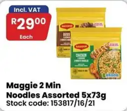 Africa Cash and Carry Maggie 2 Min Noodles Assorted offer